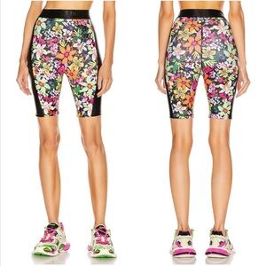 Dundas Biker Shorts Floral Print Size Medium
